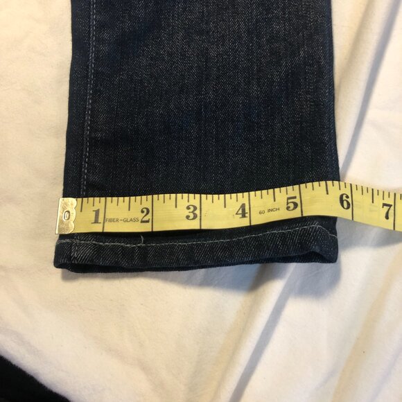 AG Adriano Goldschmied The Stilt Cigarette Leg dark jeans. Size 28R - Picture 4 of 6